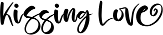 preview image of the Kissing Love font