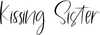 preview image of the Kissing Sister font