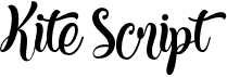 preview image of the Kite Script font