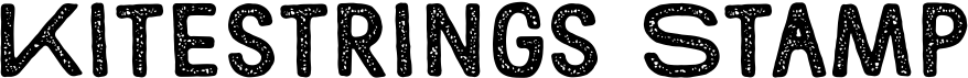 preview image of the Kitestrings Stamp font