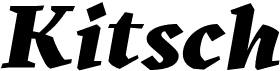 preview image of the Kitsch font