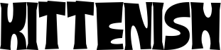 preview image of the Kittenish font