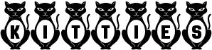 preview image of the Kitties font