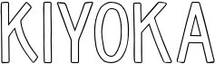 preview image of the Kiyoka font