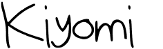 preview image of the Kiyomi Font font