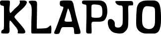 preview image of the Klapjo font