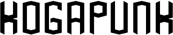 preview image of the Kogapunk font