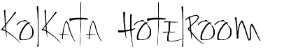 preview image of the Kolkata Hotelroom font