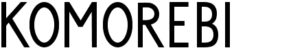 preview image of the Komorebi font