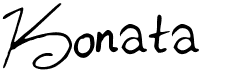 preview image of the Konata font