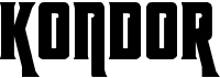 preview image of the Kondor font