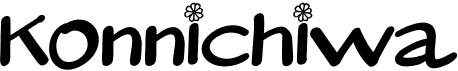 preview image of the Konnichiwa font