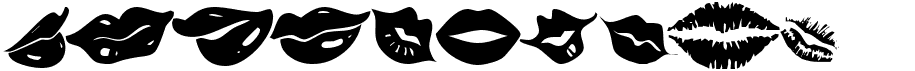 preview image of the KR Lippy font