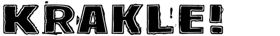 preview image of the Krakle! font