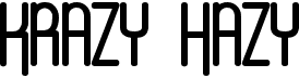 preview image of the Krazy Hazy font