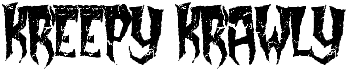 preview image of the Kreepy Krawly font