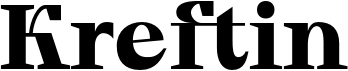 preview image of the Kreftin font