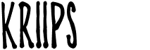preview image of the Kriips font