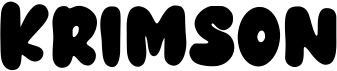preview image of the Krimson font