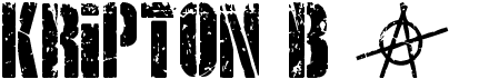 preview image of the Kripton B font