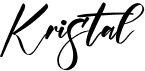 preview image of the Kristal font