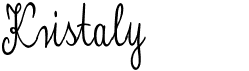 preview image of the Kristaly font