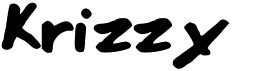 preview image of the Krizzy font