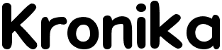 preview image of the Kronika font