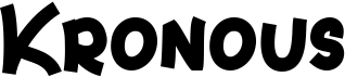 preview image of the Kronous font