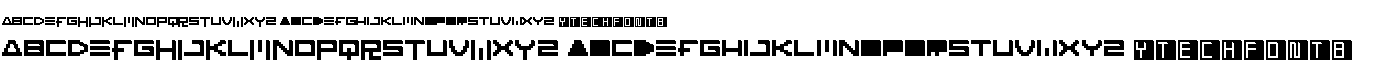 preview image of the KTech font