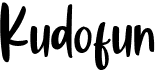preview image of the Kudofun font