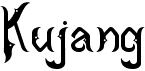 preview image of the Kujang font