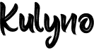 preview image of the Kulyno font