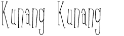 preview image of the Kunang Kunang font