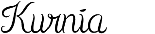 preview image of the Kurnia font