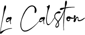 preview image of the La Calston font
