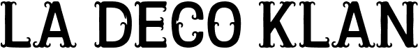 preview image of the La Deco Klan font
