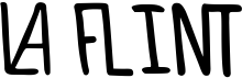 preview image of the La Flint font