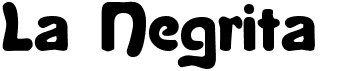 preview image of the La Negrita font