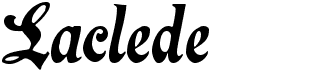 preview image of the Laclede CAT font