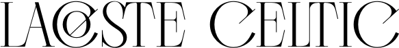 preview image of the Lacoste Celtic font