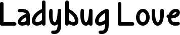 preview image of the Ladybug Love font