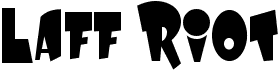 preview image of the Laff Riot NF font