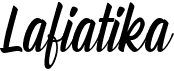 preview image of the Lafiatika font