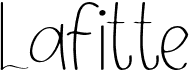 preview image of the Lafitte font