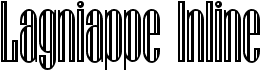 preview image of the Lagniappe Inline font
