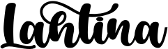 preview image of the Lahtina font