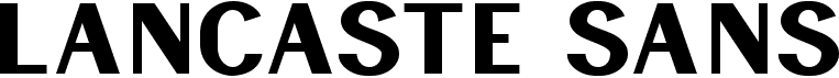 preview image of the Lancaste Sans font
