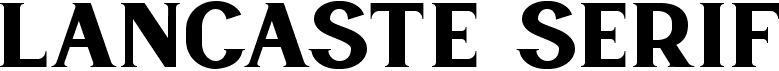 preview image of the Lancaste Serif font