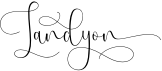preview image of the Landyon Script font